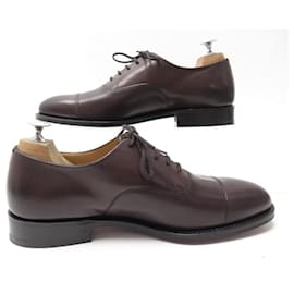 Church's-NEW CHURCH'S RICHELIEU CONSUL SHOES 173 7F 41 BROWN LEATHER SHOES-Brown