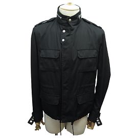 NEUE JACKE SAINT LAURENT JACKE 314600 52 L SCHWARZER HEDI SLIMANE JACKENMANTEL Schwarz
