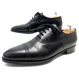 JOHN LOBB RICHELIEU PHILIP II SCARPE 7E 41 Scarpe in pelle nera Nero