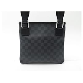 Louis Vuitton-NEW LOUIS VUITTON THOMAS BAG DAMIER GRAPHITE CANVAS BANDOULIERE N58028-Dark grey