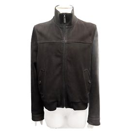 PRADA JACKET JACKET IN BROWN SUEDE SUEDE 54 IT 50 M FR COAT JACKET Brown