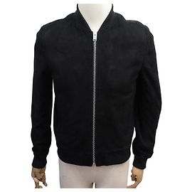 NUOVA GIACCA BOMBER SAINT LAURENT 330446 M 48 50 GIACCA SLIMANE NERA Nero