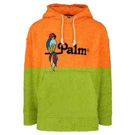 Palm Angels-Palm Angels Parrot Hoodie-Orange