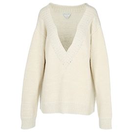 Bottega Veneta Pullover Maglia Maglione Beige