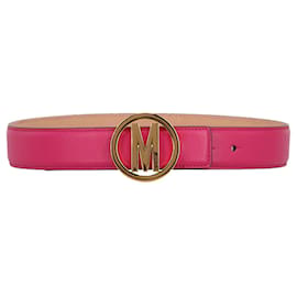 Cinturón Moschino Circle M Rosa