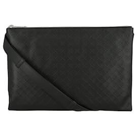 Bottega Veneta-Bottega Veneta Leather Messenger Bag-Black