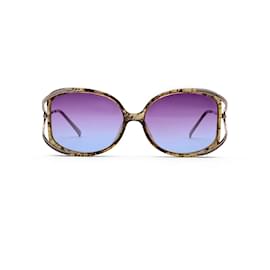 Christian Dior-Óculos de sol femininos antigos 2643 20 Óptil 54/13 115MILÍMETROS-Dourado