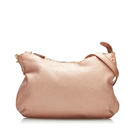 Fendi-Sac à bandoulière en cuir Selleria 8BT146-Rose
