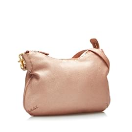 Fendi-Sac à bandoulière en cuir Selleria 8BT146-Rose