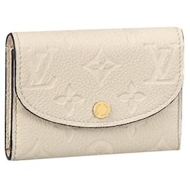 Louis Vuitton-LV Rosalie cuero color crema nuevo-Beige