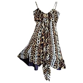 Just Cavalli-Vestidos-Estampa de leopardo