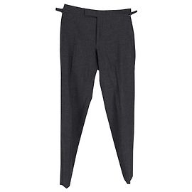 Tom Ford Hose aus schwarzer Wolle Schwarz