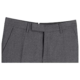 Tom Ford-Tom Ford Check Trousers in Grey Wool-Grey