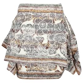 Chanel-Minifalda de jacquard floral de Chanel en lana multicolor-Otro,Impresión de pitón