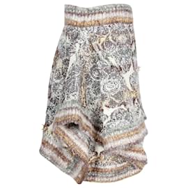 Chanel-Chanel Floral Jacquard Mini Skirt in Multicolor Wool-Other,Python print