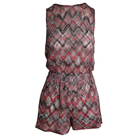 Missoni-Missoni Mare Patterned Lurex Knit Jumpsuit in Multicolor Viscose-Other,Python print