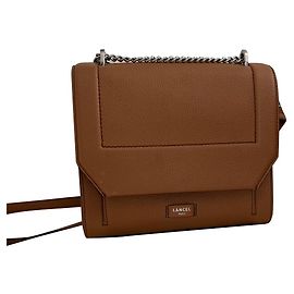 Bolsa de mão Lancel Ninon em couro caramelo Caramelo