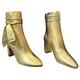 Saint Laurent-Ankle Boots-Golden