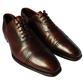 Autre Marque SCARPA OXFORD MARRONE CROCKETT AND JONES WESTFIELD Marrone