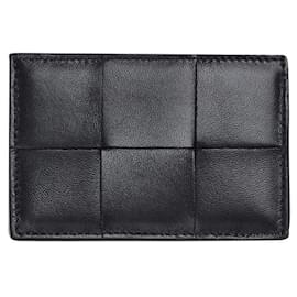 Bottega Veneta-Leather card holder with Intreccio motif-Other