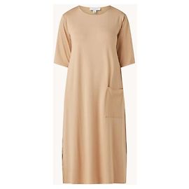 Autre Marque Robe Align Cenni Camel Beige en Viscose Beige
