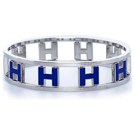Hermès-Bracelet Hermès Bleu Rondo Ash H-Bleu