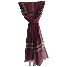 STOLE BURBERRY Dark red