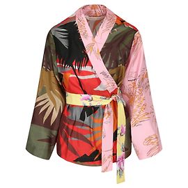 Camicia kimono con stampa mix Palm Angels Altro