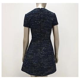 Christian Dior-Christian Dior 2022 Tweed Flare Dres-Multiple colors