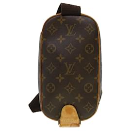 Louis Vuitton-Bolsa de Ombro LOUIS VUITTON Monogram Pochette Gange M51870 Autenticação de LV 41808-Monograma