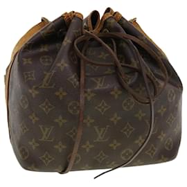 Louis Vuitton-LOUIS VUITTON Monogram Petit Noe Shoulder Bag M42226 LV Auth 41911-Monogram