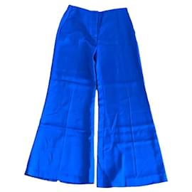 Massimo Dutti-calça, leggings-Azul