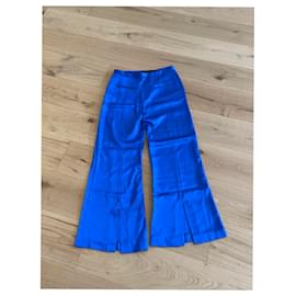 Massimo Dutti-Un pantalon, leggings-Bleu