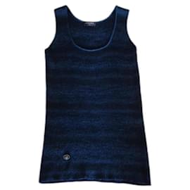 Chanel-CHANEL TANK TOP-Navy blue