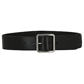 Alexander Mcqueen-Alexander McQueen Leather Belt-Black