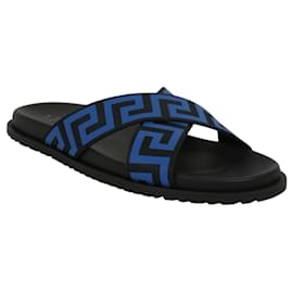 Versace-Versace Nastro Greca Crisscross Sandals-Other