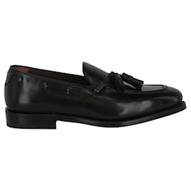 Salvatore Ferragamo-Salvatore Ferragamo Rossano Leather Loafer-Black