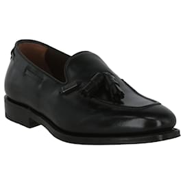 Salvatore Ferragamo-Salvatore Ferragamo Rossano Leather Loafer-Black