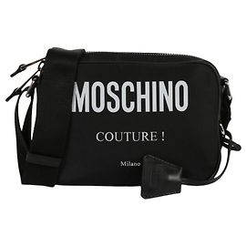 Umhängetasche mit Moschino-Logo Schwarz
