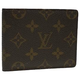 Louis Vuitton-Boletos LOUIS VUITTON Monogram Porte 9 Carteira Cartes Crdit M60930 Autenticação de LV 41564-Outro