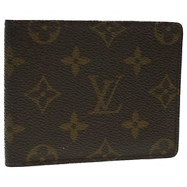 LOUIS VUITTON Monogram Porte Billets 9 Cartes Crdit Wallet M60930 LV Auth 41564 Other