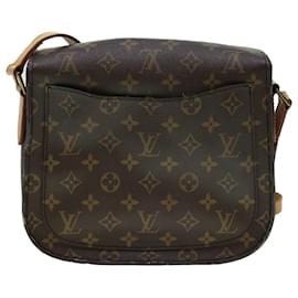 Louis Vuitton-LOUIS VUITTON Monogram Saint Cloud GM Shoulder Bag M51242 LV Auth yk6812b-Monogram