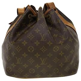 Louis Vuitton-Bolsa de ombro LOUIS VUITTON Monogram Petit Noe M42226 LV Auth ar9355b-Monograma