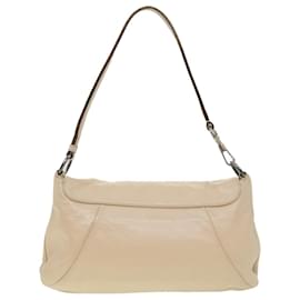 Saint Laurent-SAINT LAURENT Umhängetasche Leder Beige 112930 Auth bin4286-Beige