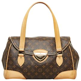 Louis Vuitton-Louis Vuitton Brown Monogramm Beverly GM-Braun