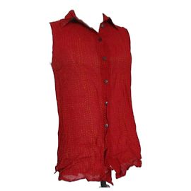 Autre Marque INDIES Tunique en viscose rouge Rouge