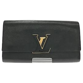Louis Vuitton-Louis Vuitton Portefeuille capucines-Black