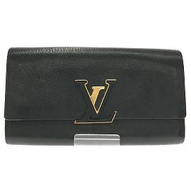 Louis Vuitton Portefeuille capucines Negro