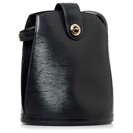 Louis Vuitton-Louis Vuitton Black Epi Cluny-Black