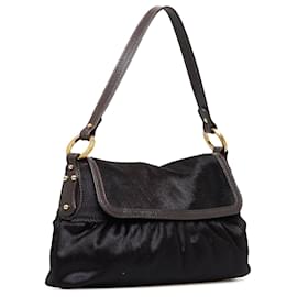 Fendi-Fendi Black Chef Handbag-Black